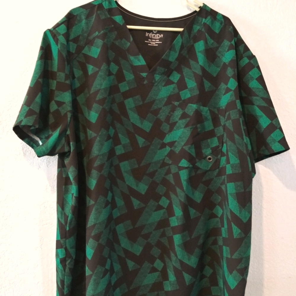 Men 3x scrub top - Picture 2 of 2